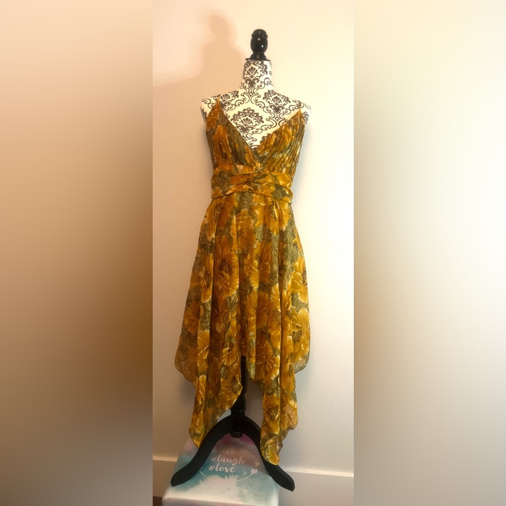 Chiffon handkerchief dress